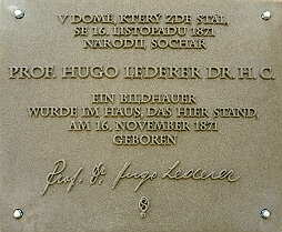 pamtní deska Hugo Lederer