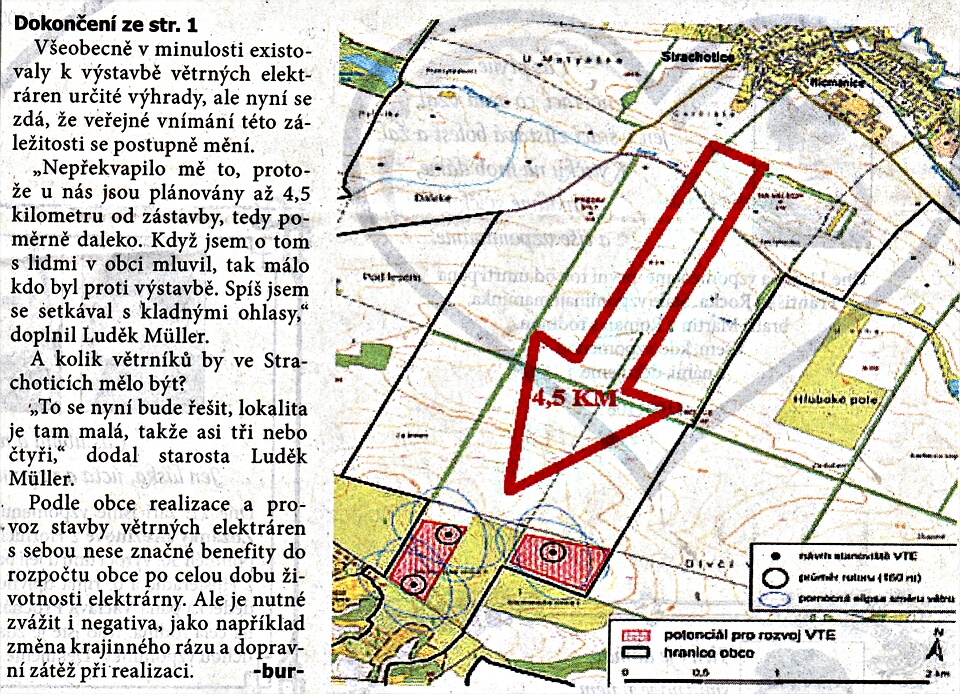 vtrné elektrárny - Strachotice